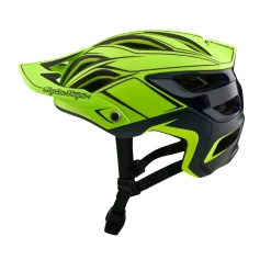 Troy Lee Designs A3|Trail^A3 Helmet W/MIPS Uno Pinstripe Yellow