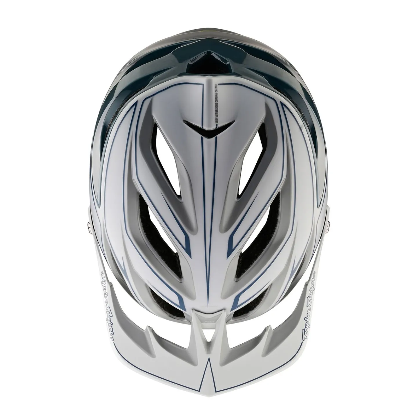 Troy Lee Designs A3|Trail^A3 Helmet W/MIPS Uno Pinstripe Light Gray