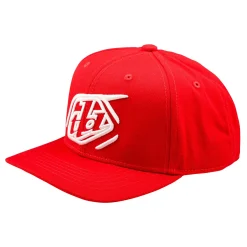 Troy Lee Designs Hats^Curved Snapback Hat Badge Team Red