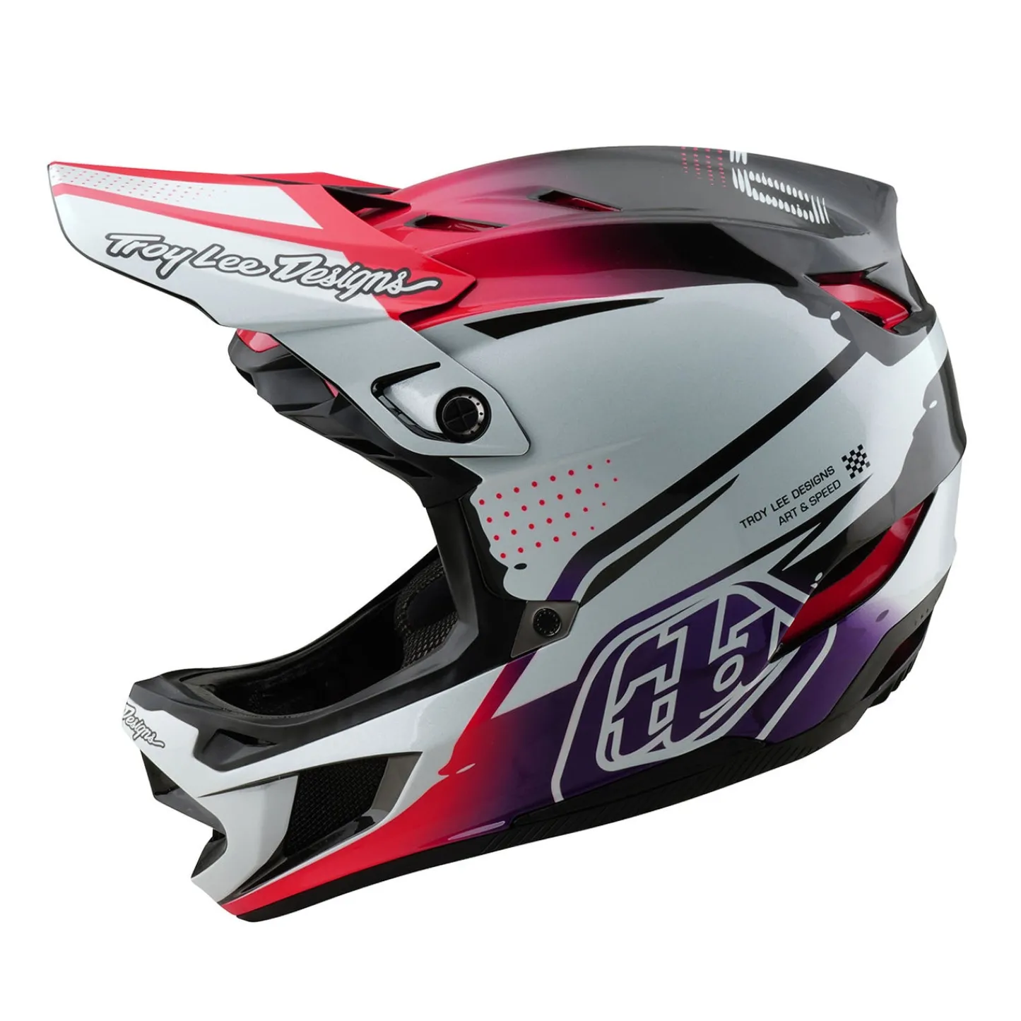 Troy Lee Designs Helmets|D4^D4 Carbon Helmet Drip White