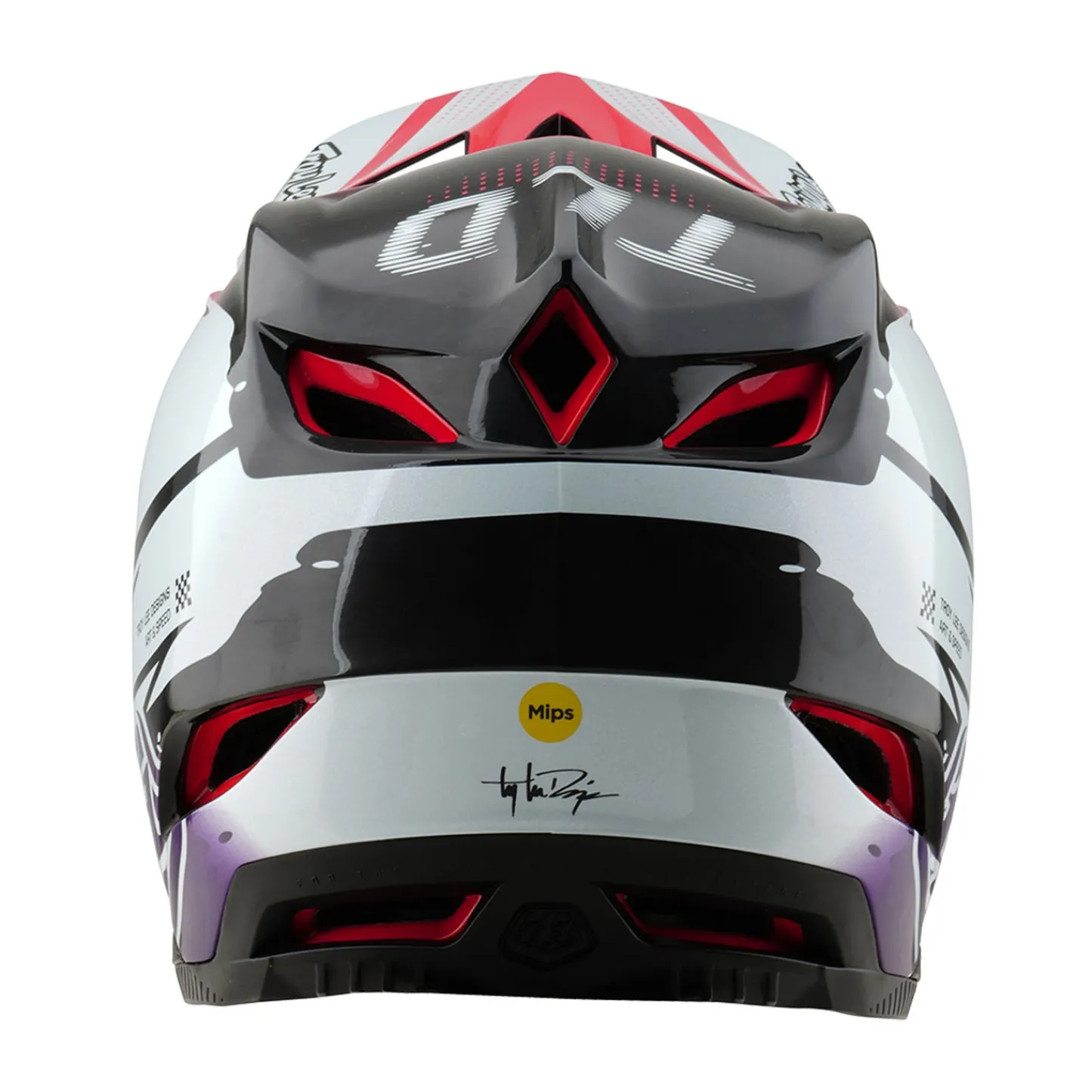 Troy Lee Designs Helmets|D4^D4 Carbon Helmet Drip White