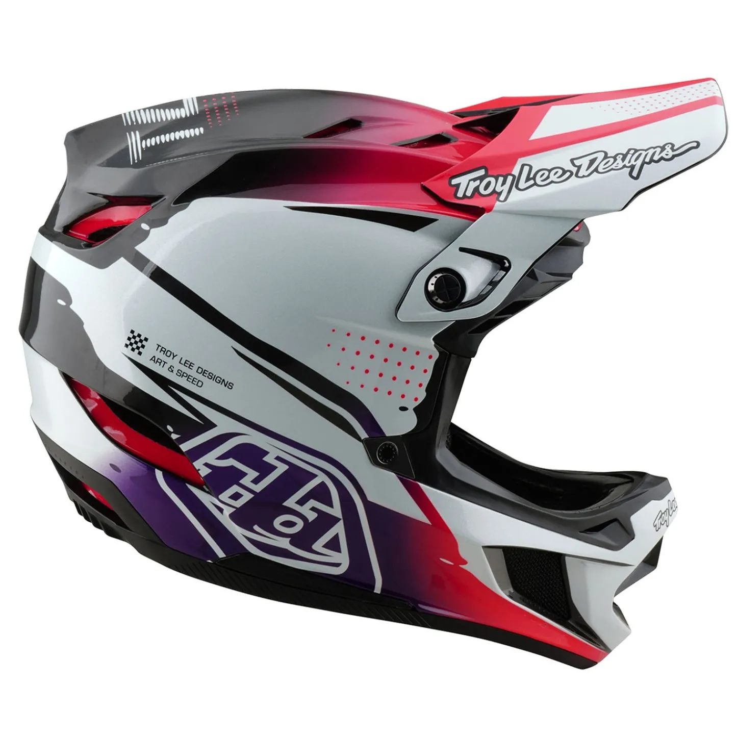 Troy Lee Designs Helmets|D4^D4 Carbon Helmet Drip White