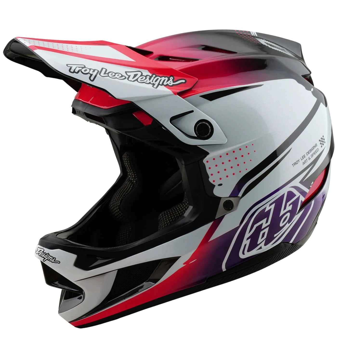 Troy Lee Designs Helmets|D4^D4 Carbon Helmet Drip White