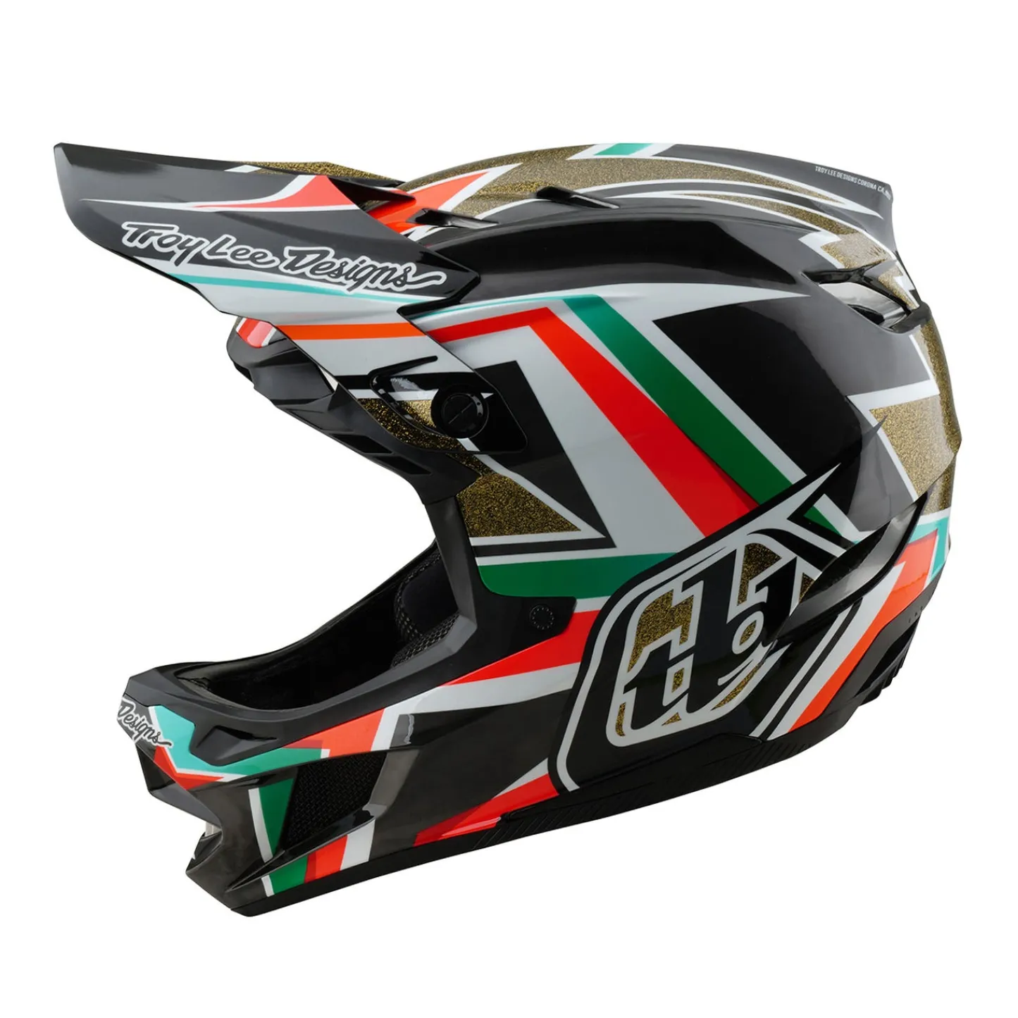 Troy Lee Designs Helmets|D4^D4 Carbon Helmet Frames Black / Gold
