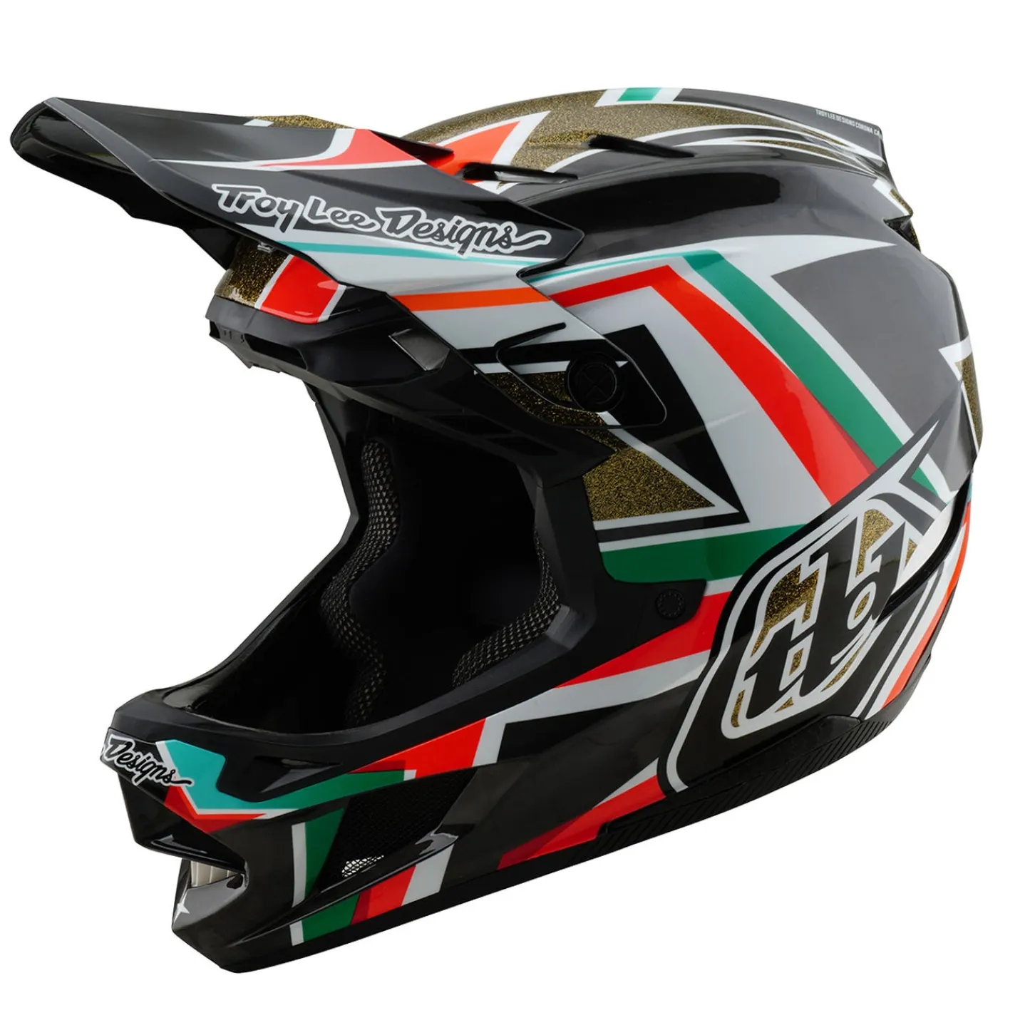 Troy Lee Designs Helmets|D4^D4 Carbon Helmet Frames Black / Gold