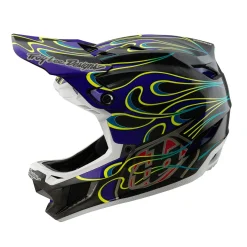 Troy Lee Designs Helmets|D4^D4 Carbon Helmet Torched Black / Purple