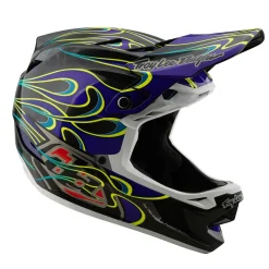 Troy Lee Designs Helmets|D4^D4 Carbon Helmet Torched Black / Purple