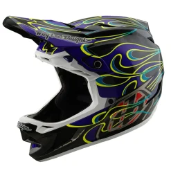 Troy Lee Designs Helmets|D4^D4 Carbon Helmet Torched Black / Purple