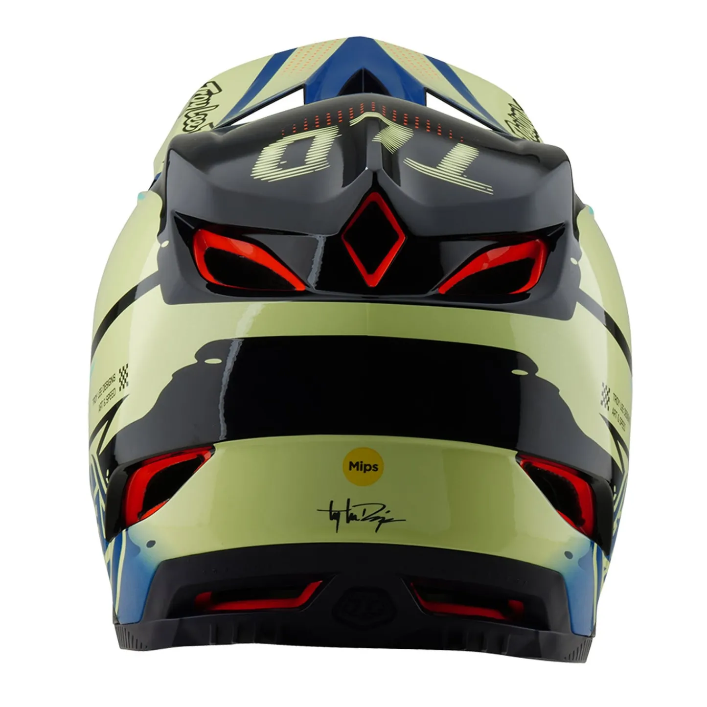 Troy Lee Designs Helmets|D4^D4 Composite Helmet Drip Glo Yellow
