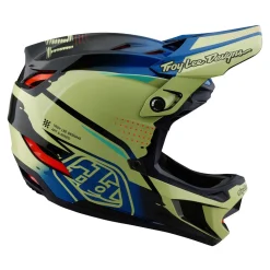 Troy Lee Designs Helmets|D4^D4 Composite Helmet Drip Glo Yellow