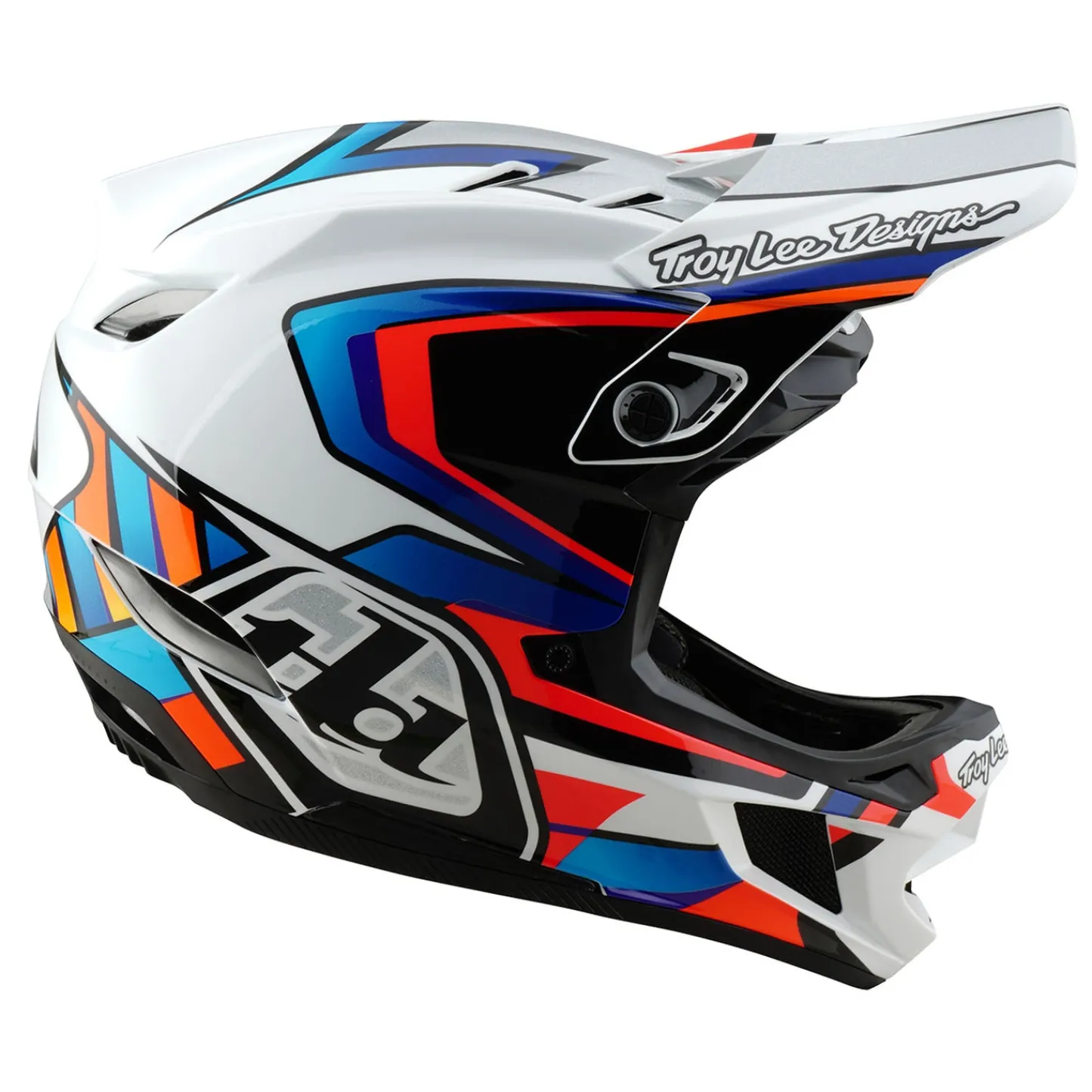 Troy Lee Designs Helmets|D4^D4 Composite Helmet Frames White / Silver