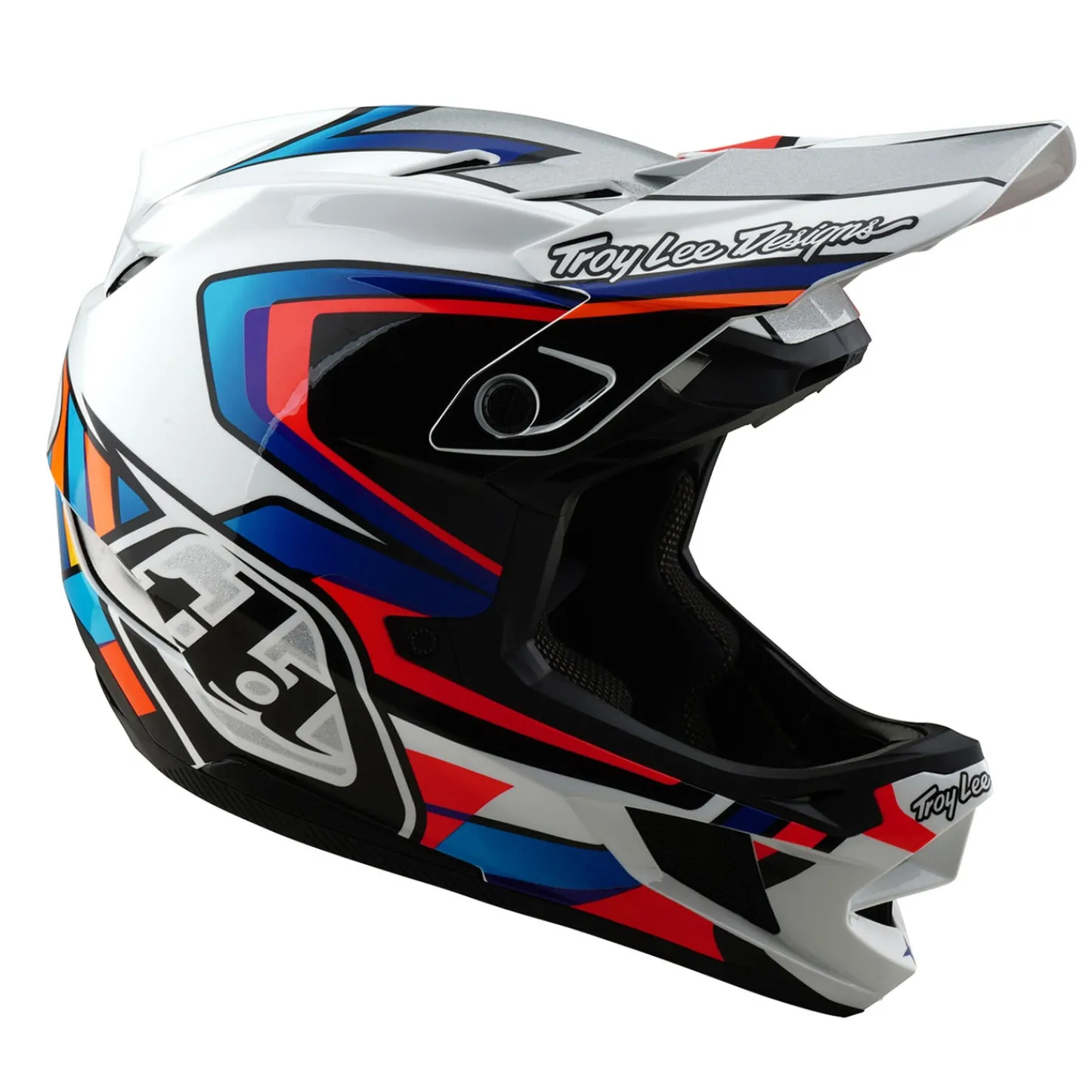Troy Lee Designs Helmets|D4^D4 Composite Helmet Frames White / Silver