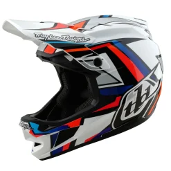Troy Lee Designs Helmets|D4^D4 Composite Helmet Frames White / Silver