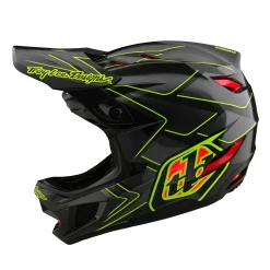 Troy Lee Designs D4|Downhill^D4 Composite Helmet Ghostwing Gray