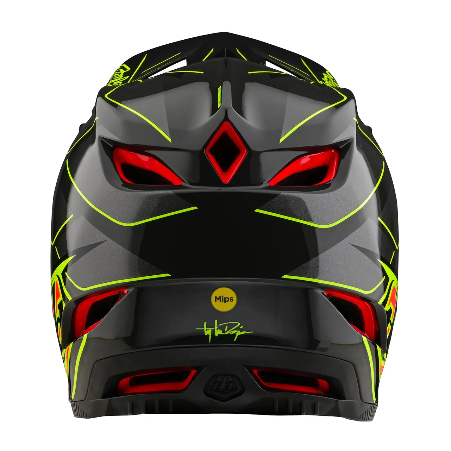 Troy Lee Designs D4|Downhill^D4 Composite Helmet Ghostwing Gray