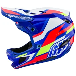 Women Troy Lee Designs Helmets|D4^D4 Composite Helmet Omega White / Blue