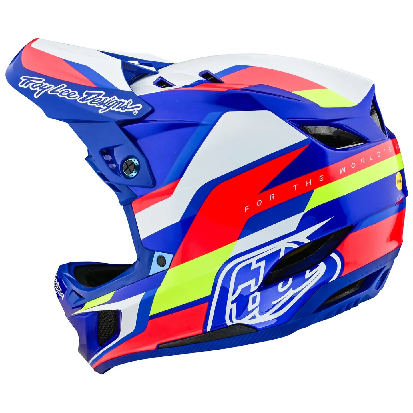 Women Troy Lee Designs Helmets|D4^D4 Composite Helmet Omega White / Blue