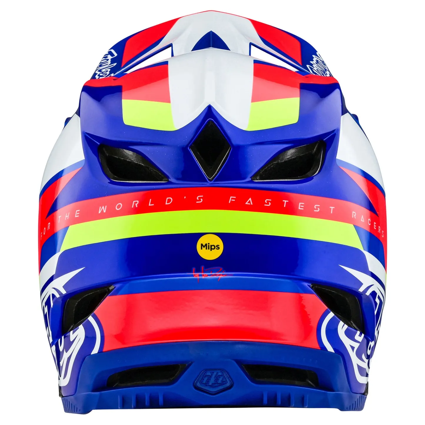 Women Troy Lee Designs Helmets|D4^D4 Composite Helmet Omega White / Blue