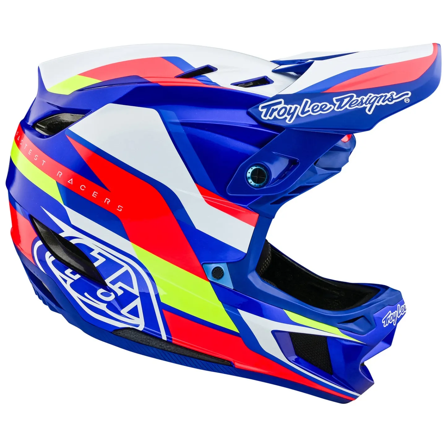 Women Troy Lee Designs Helmets|D4^D4 Composite Helmet Omega White / Blue