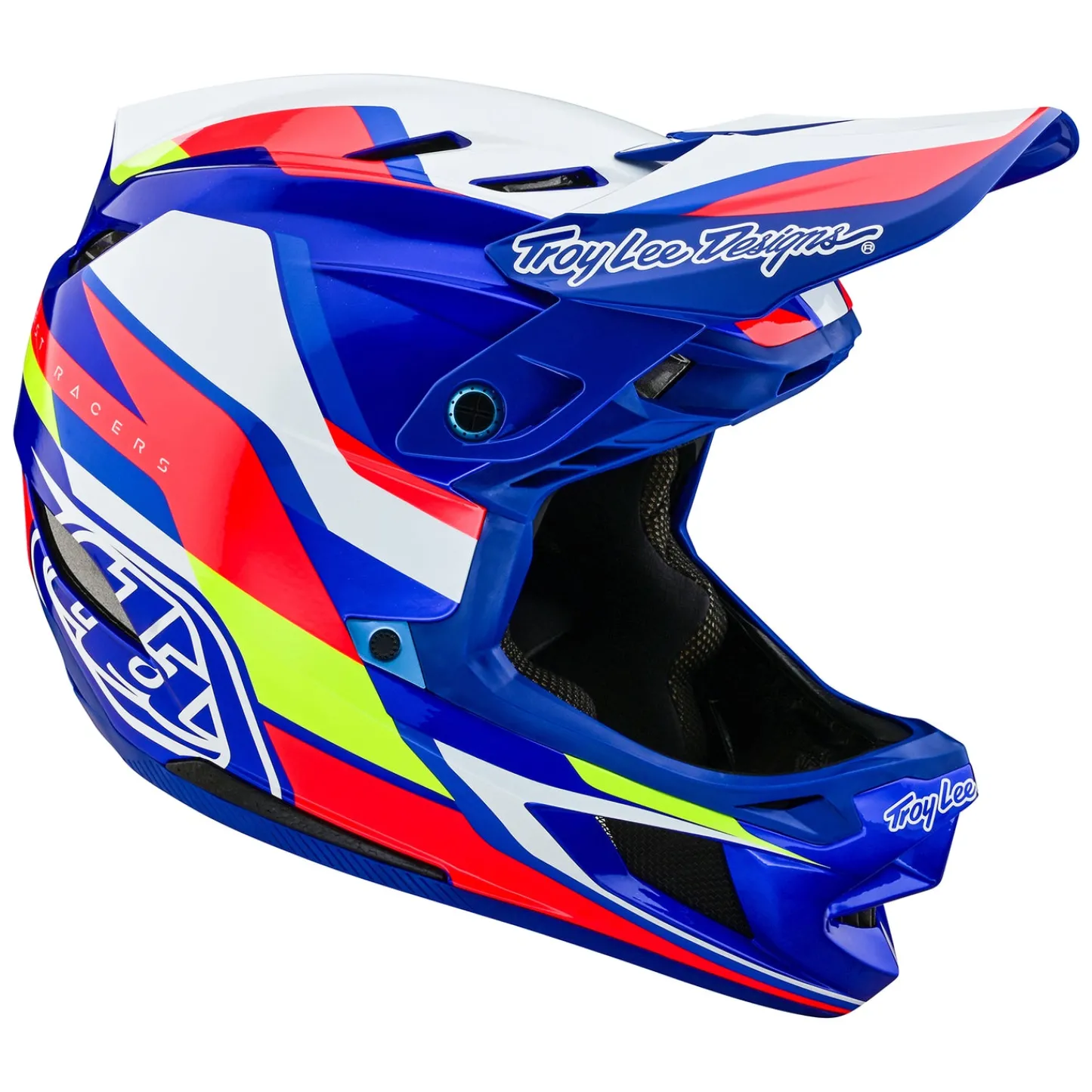 Women Troy Lee Designs Helmets|D4^D4 Composite Helmet Omega White / Blue