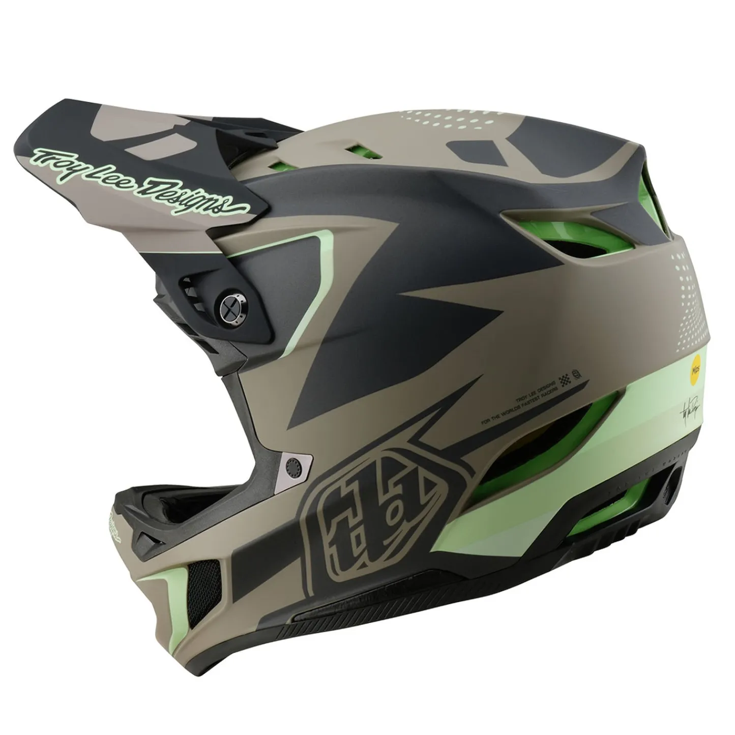 Troy Lee Designs Helmets|D4^D4 Composite Helmet Optic Timber