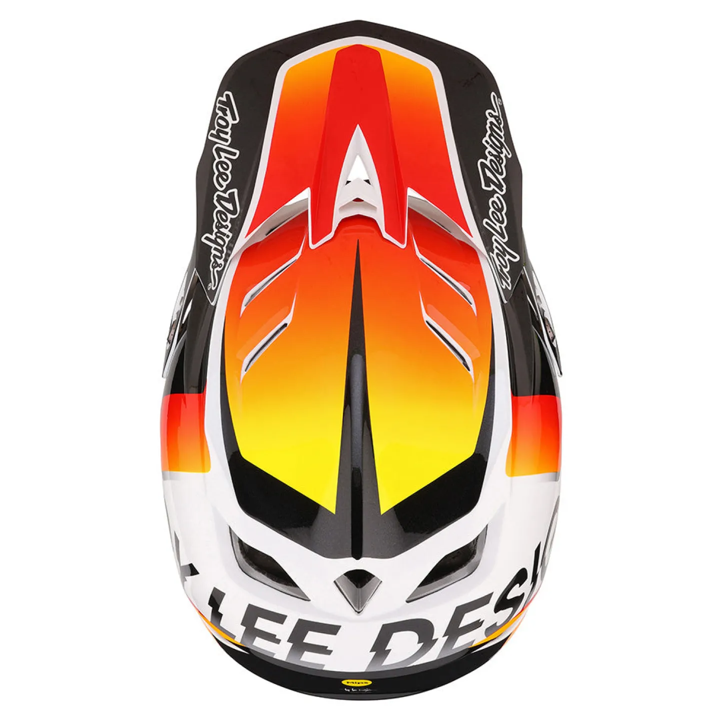 Women Troy Lee Designs Helmets|D4^D4 Composite Helmet Qualifier White / Orange