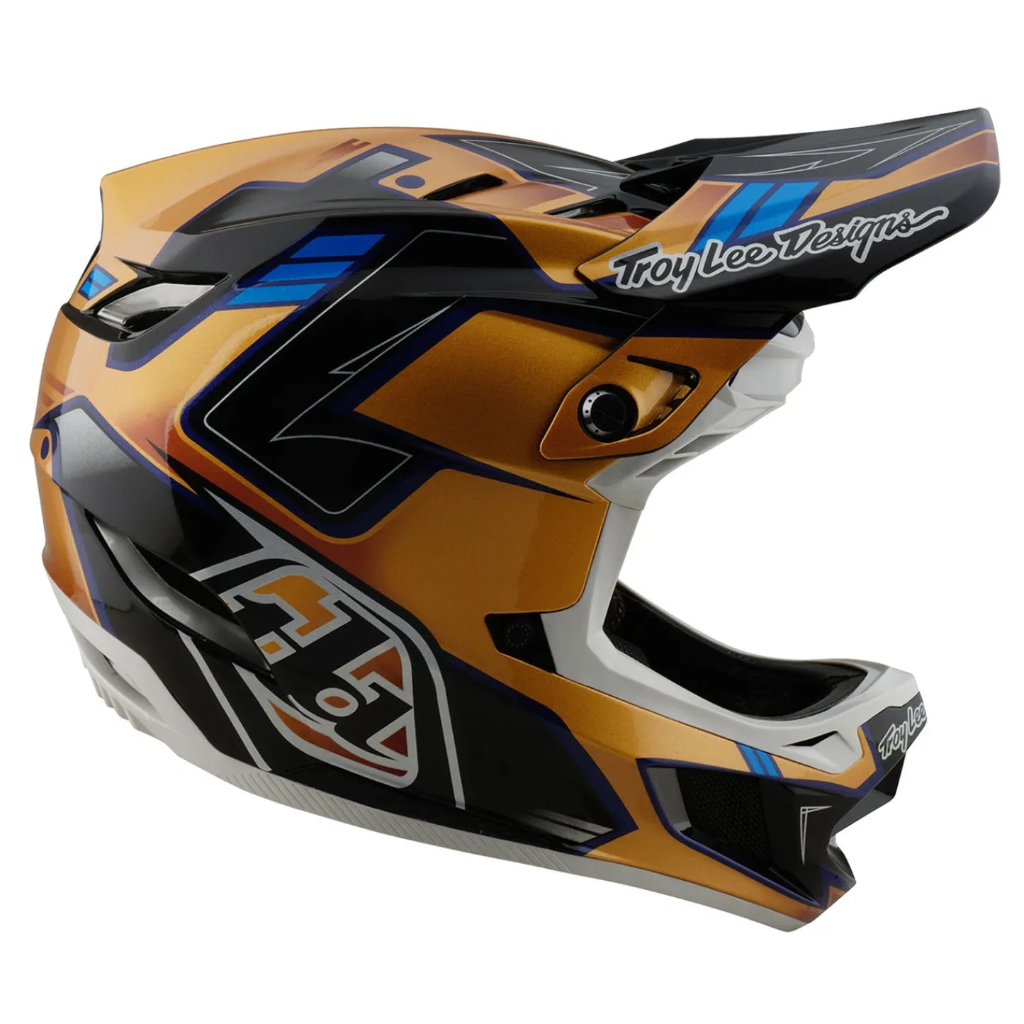 Troy Lee Designs Helmets|D4^D4 Composite Helmet Royalty Black / Gold