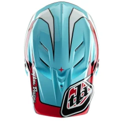 Troy Lee Designs Helmets|D4^D4 Polyacrylite Helmet Linear Blue