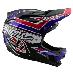 Troy Lee Designs Helmets|D4^D4 Polyacrylite Helmet Linear Black