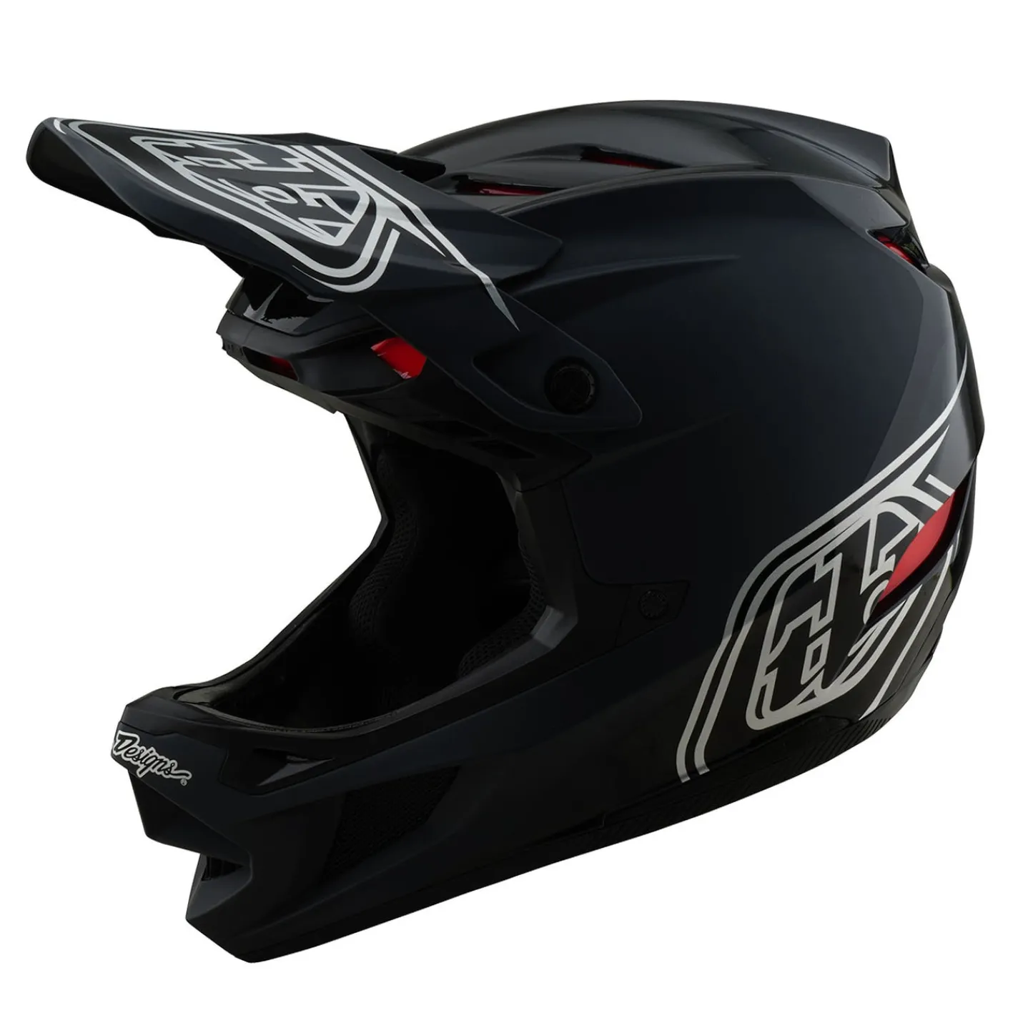 Troy Lee Designs Helmets|D4^D4 Polyacrylite Helmet Shadow Black