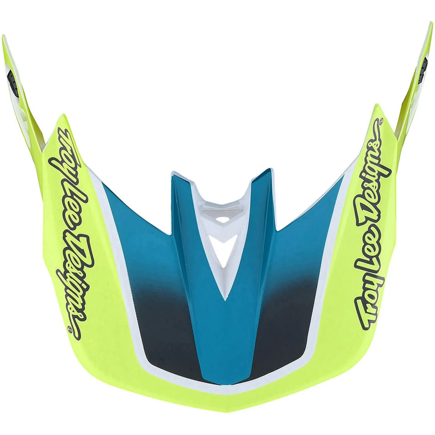 Troy Lee Designs Visors|Helmet Accessories^D4 Visor Qualifier White / Green