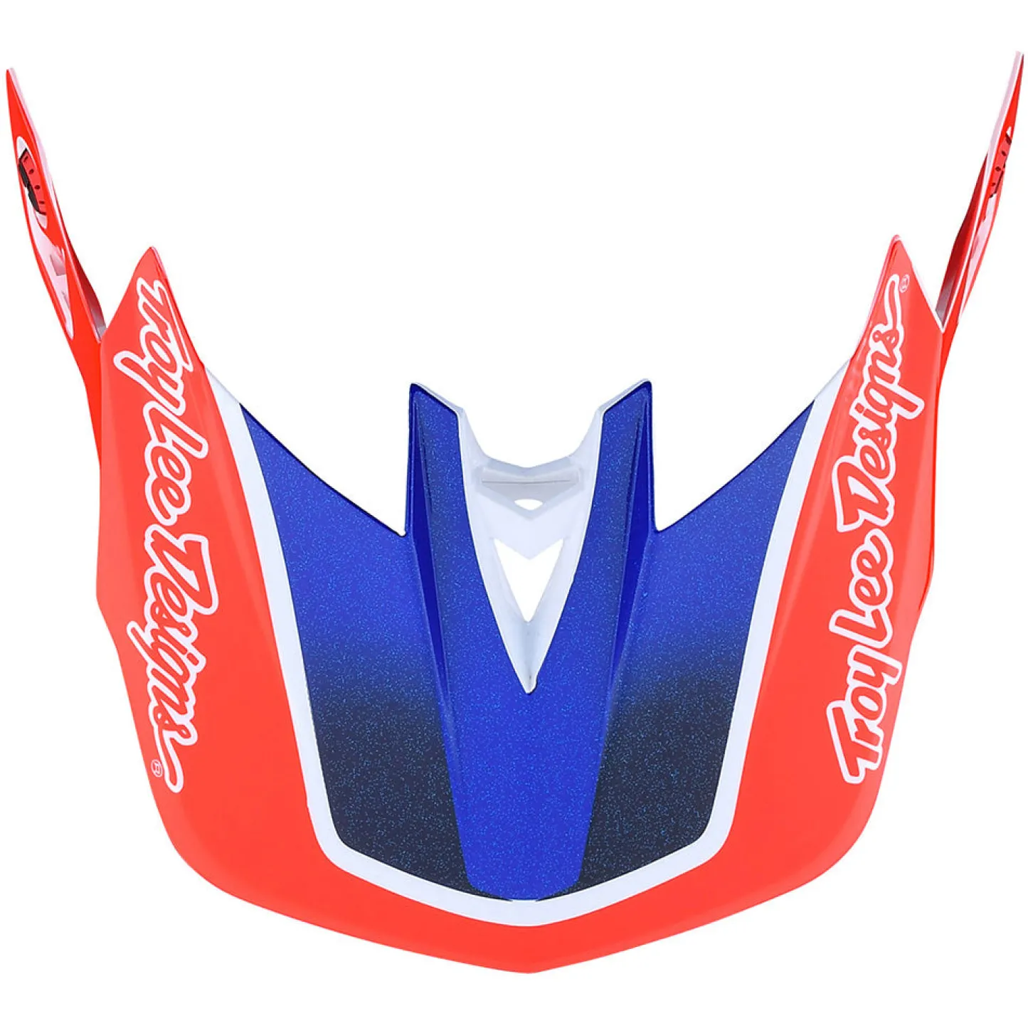 Troy Lee Designs Visors|Helmet Accessories^D4 Visor Qualifier White / Blue