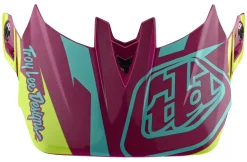 Troy Lee Designs Visors|Helmet Accessories^D4 Visor Slash Purple / Yellow