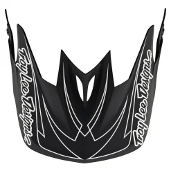 Troy Lee Designs Visors|Helmet Accessories^D3 Visor Spiderstripe Black