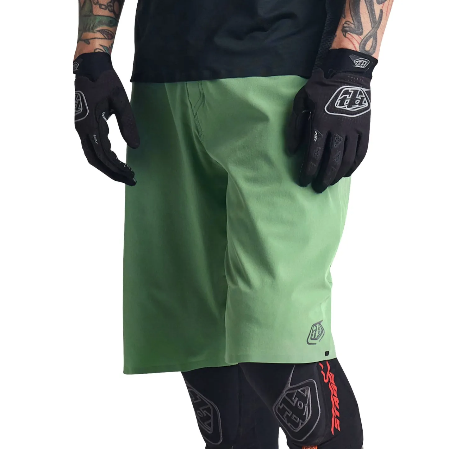 Troy Lee Designs Drift^Drift Short Shell Solid Glass Green