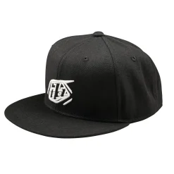 Troy Lee Designs Hats^Flat Bill Snapback Badge Black