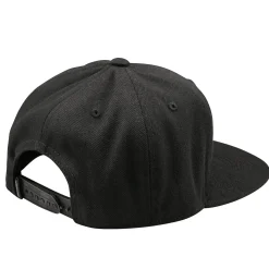 Troy Lee Designs Hats^Flat Bill Snapback Factory Black