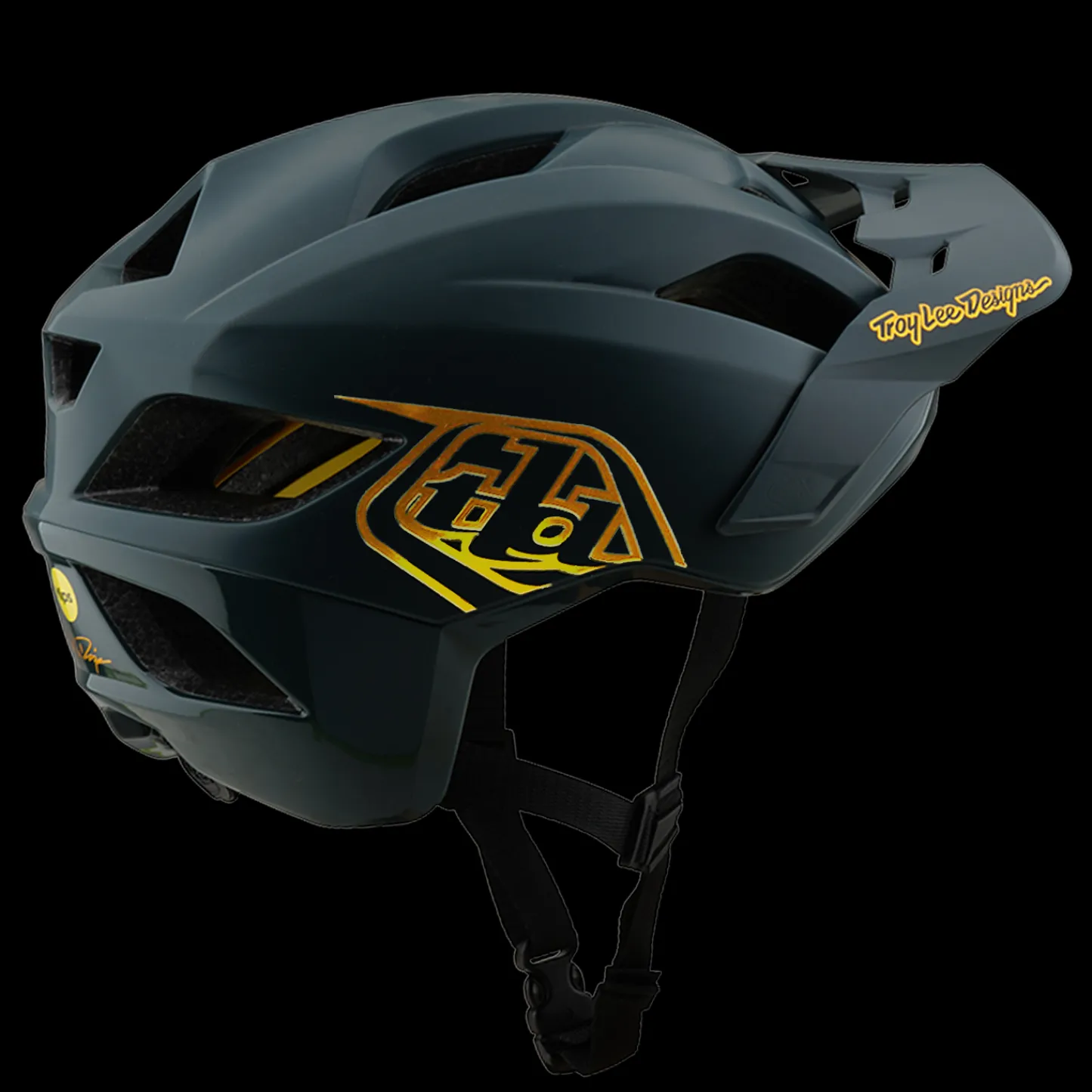 Troy Lee Designs Helmets|Flowline^Flowline Helmet Point Gray / Gold