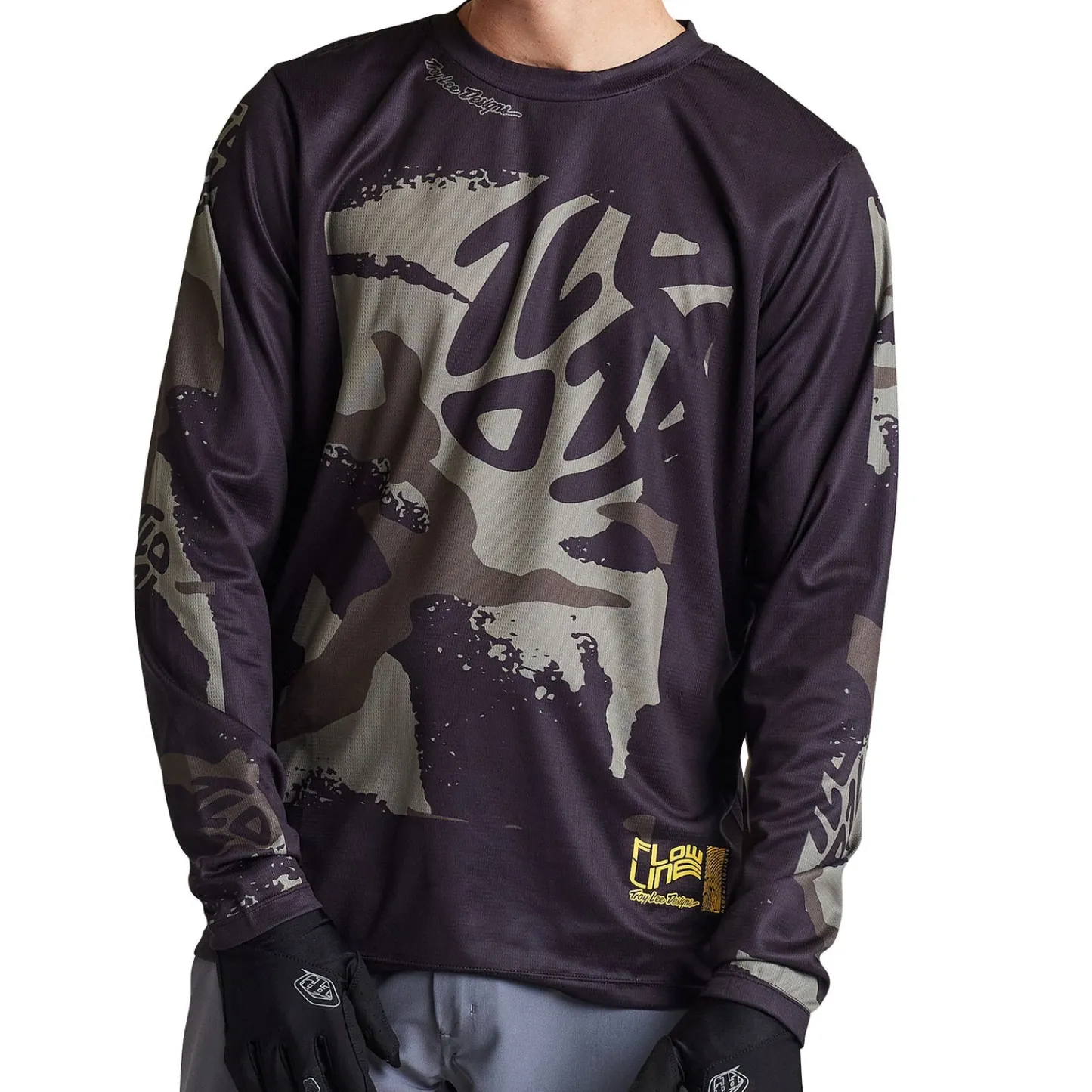 Troy Lee Designs Flowline|Jerseys^Flowline LS Jersey Confined Black