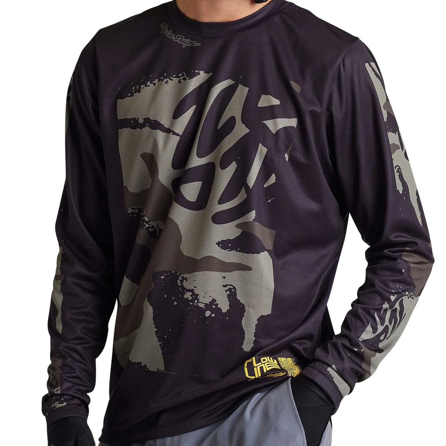 Troy Lee Designs Flowline|Jerseys^Flowline LS Jersey Confined Black