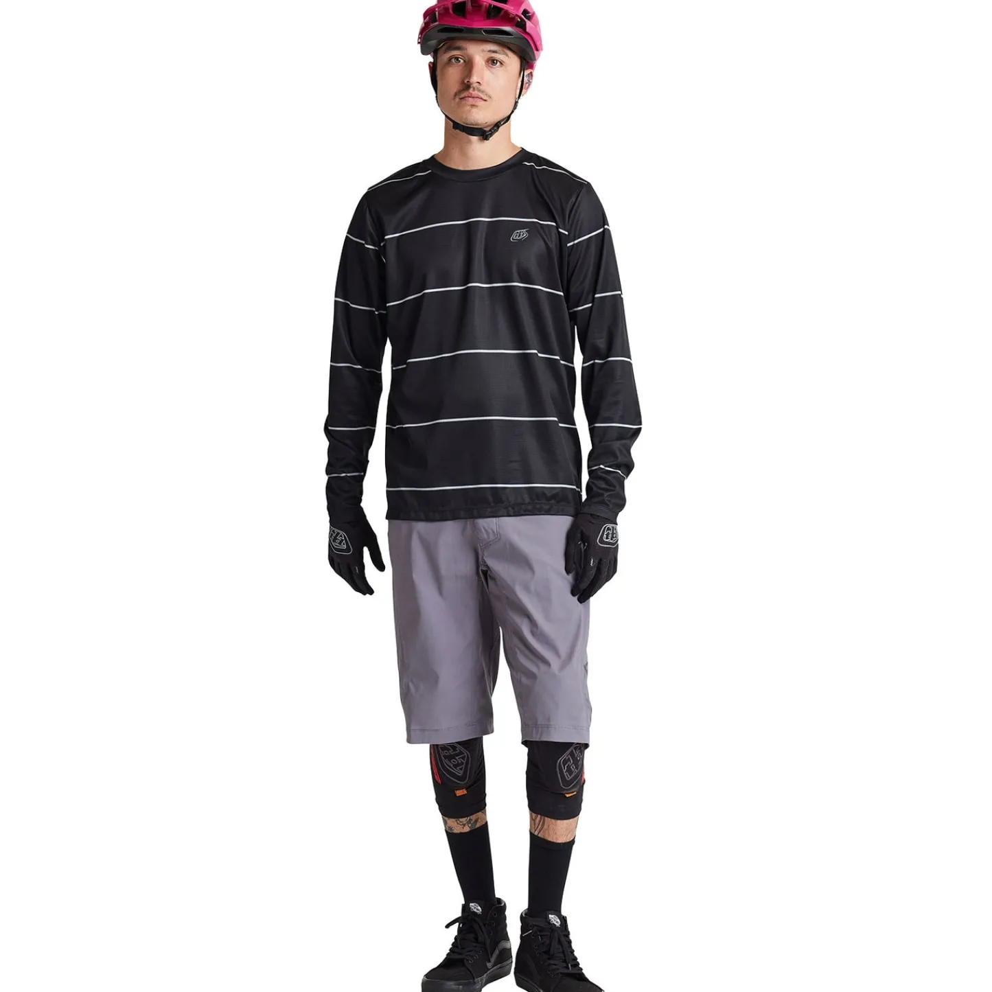 Troy Lee Designs Flowline|Trail^Flowline LS Jersey Revert Black