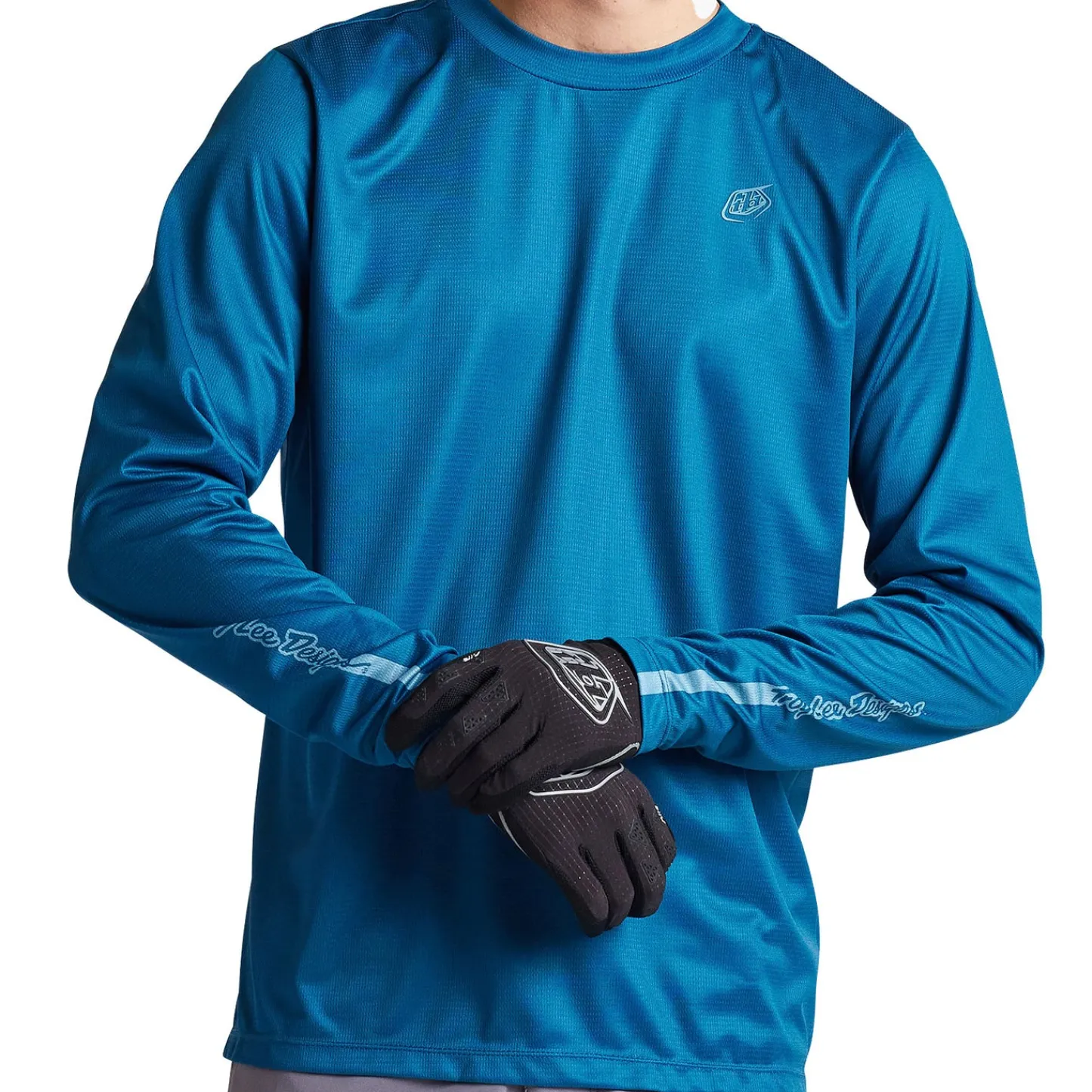 Troy Lee Designs Flowline|Jerseys^Flowline LS Jersey Solid Slate Blue