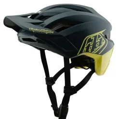 Troy Lee Designs Helmets|Flowline Se^Flowline SE Helmet Badge Gray / Glo Yellow