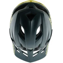 Troy Lee Designs Helmets|Flowline Se^Flowline SE Helmet Badge Gray / Glo Yellow