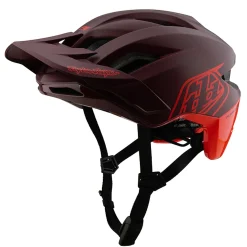 Troy Lee Designs Helmets|Flowline Se^Flowline SE Helmet Badge Maroon