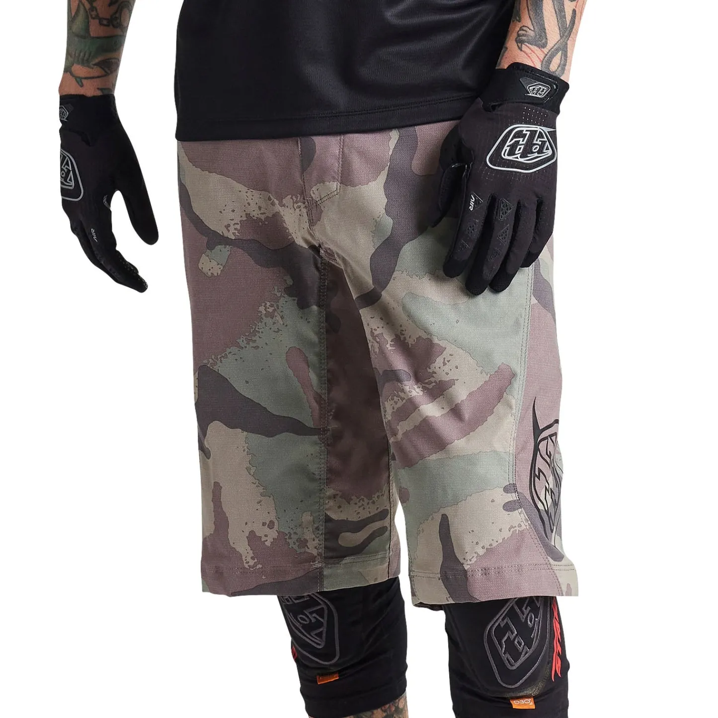 Troy Lee Designs Flowline|Trail^Flowline Short W/Liner Camo Woodland