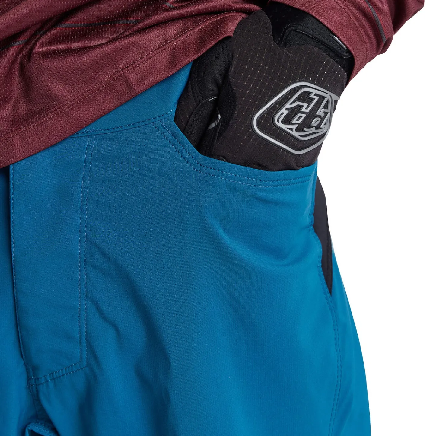 Troy Lee Designs Flowline|Trail^Flowline Short W/Liner Solid Slate Blue