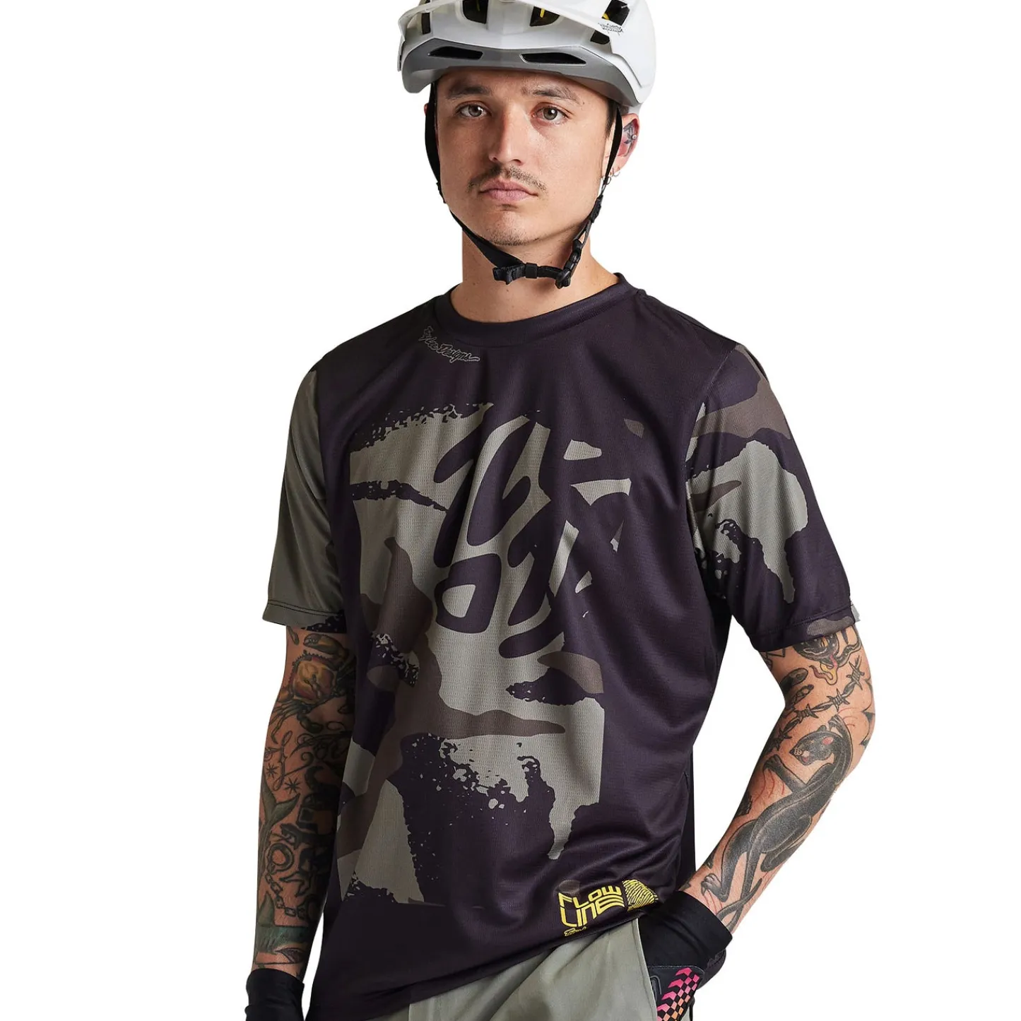 Troy Lee Designs Flowline|Jerseys^Flowline SS Jersey Confined Black