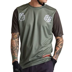 Troy Lee Designs Flowline|Trail^Flowline SS Jersey Flipped Olive
