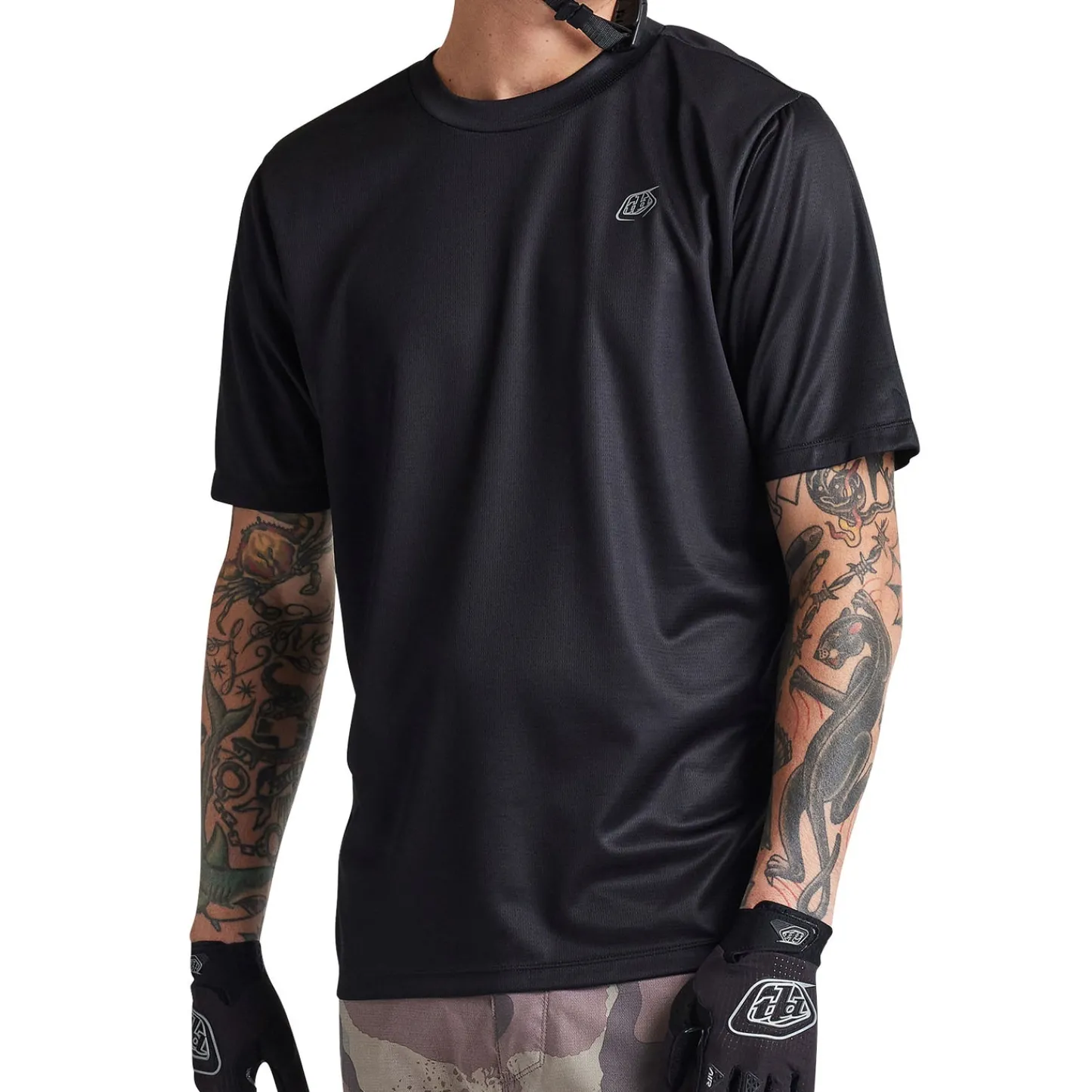Troy Lee Designs Jerseys|Flowline^Flowline SS Jersey Solid Black